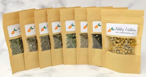 NibblyEdibles – Dried herb sample pack, certified organic