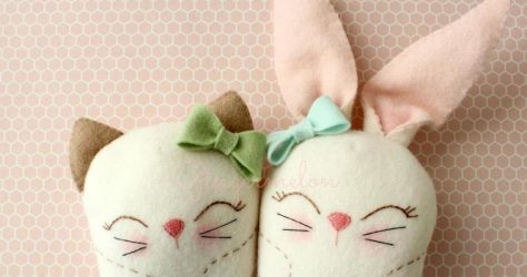 bluprint – Snuggle Bunny and Kitty pattern (free)