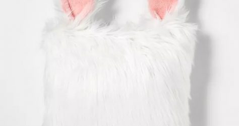 Pillowfort – Rabbit Faux Fur Throw Pillow